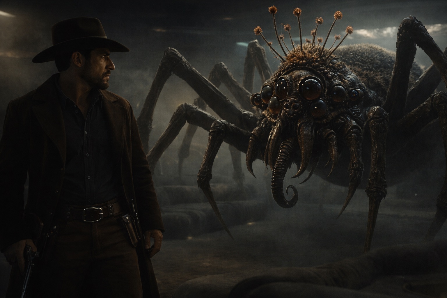 Chapter XV – In the bowels of the grazer, Jod meets a benevolent ARAGNE, the captain.